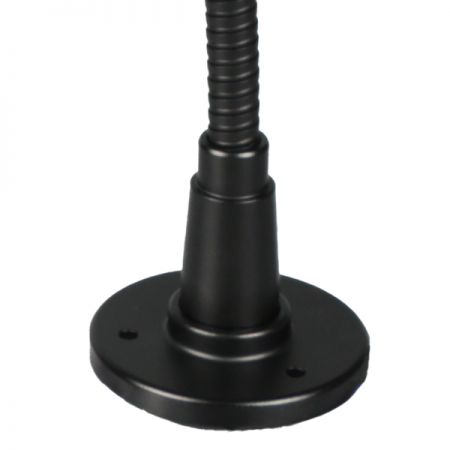 具固定式安裝座的鵝頸麥克風,確保穩固桌面安裝